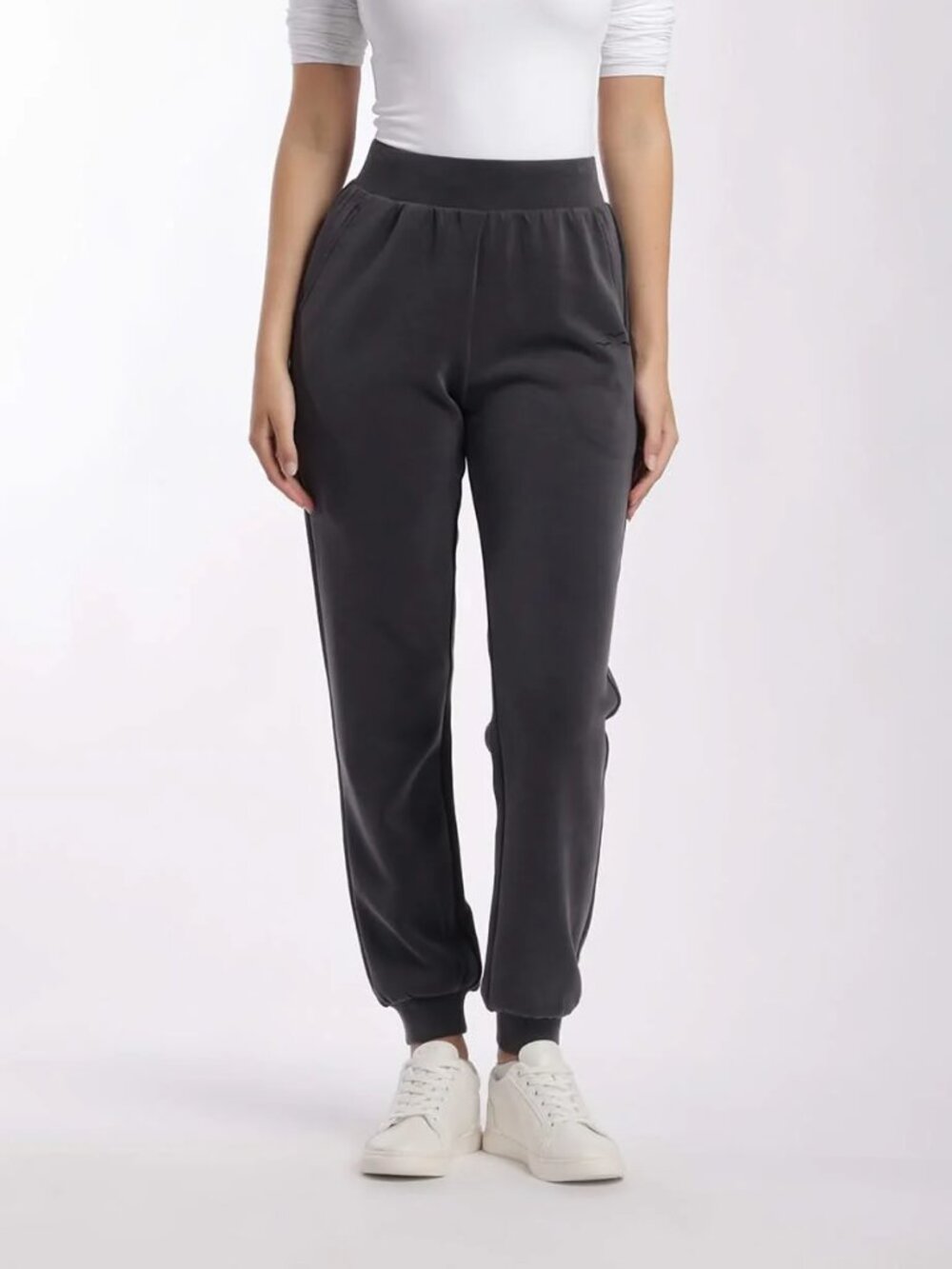 Lazypants Women's Sueded Jogger Pants | Charcoal Grey | M | Softstreme NWT